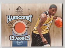 2007-08 SP Game Used Hardcourt Classics Patch #HCDT Donell Taylor Jersey /50