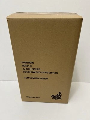 Hot Toys MMS256D07 Iron Man Mark III 1/6 Scale Sideshow Exclusive Edition Sealed - Image 1 of 4