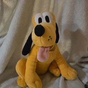 Disney Parks Pluto 10" Plush If Found Return to Mickey Tag Stuffed Animal Dog - Picture 1 of 5