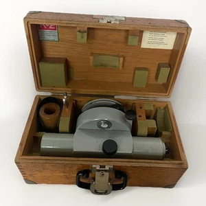 Vintage Zeiss Ni2 Transit Level Vermessungsland West Germany im K&E Holzkoffer - Bild 1 von 15