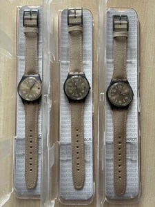3x Uhr Original SWATCH Gent PAMPA'S RIDER (GM414)-alle NEU/NOS-Konvolut-Datum - Picture 1 of 3