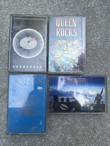 Queen Cassette Tapes Bundle 4 Jazz,made In Heaven Queen GH 2 & Queen Rocks - Picture 1 of 13