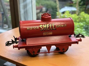 Hornby O Gauge Tank Wagon Motor Shell Spirit original no box all red gold letter - Picture 1 of 7