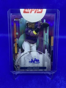 2025 Topps Finest Baseball Adael Amador RC Rookie Purple Auto /125 On Card - Picture 1 of 11