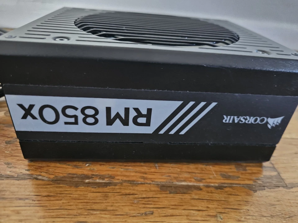 Corsair RM850x Gold Certified Modular PSU USED with Power Cord and Some Cables - Image 1 of 4