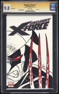 Uncanny X-Force #1 BOCETO DIBUJADO A MANO Cubierta Wolverine - 1st CGC 9.8 KEN HAESER 2010 - Imagen 1 de 1