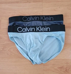 Paquete de 2 calzoncillos de cadera de microfibra para hombre Calvin Klein NP2606 talla mediana - Imagen 1 de 2