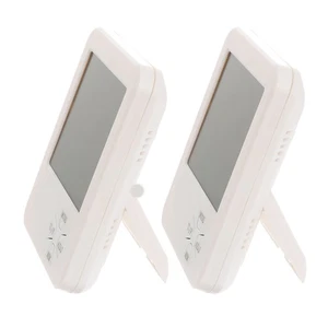 2pcs Digital Hygrothermograph Thermometer Hygrometer with No Battery (White) - Picture 1 of 4