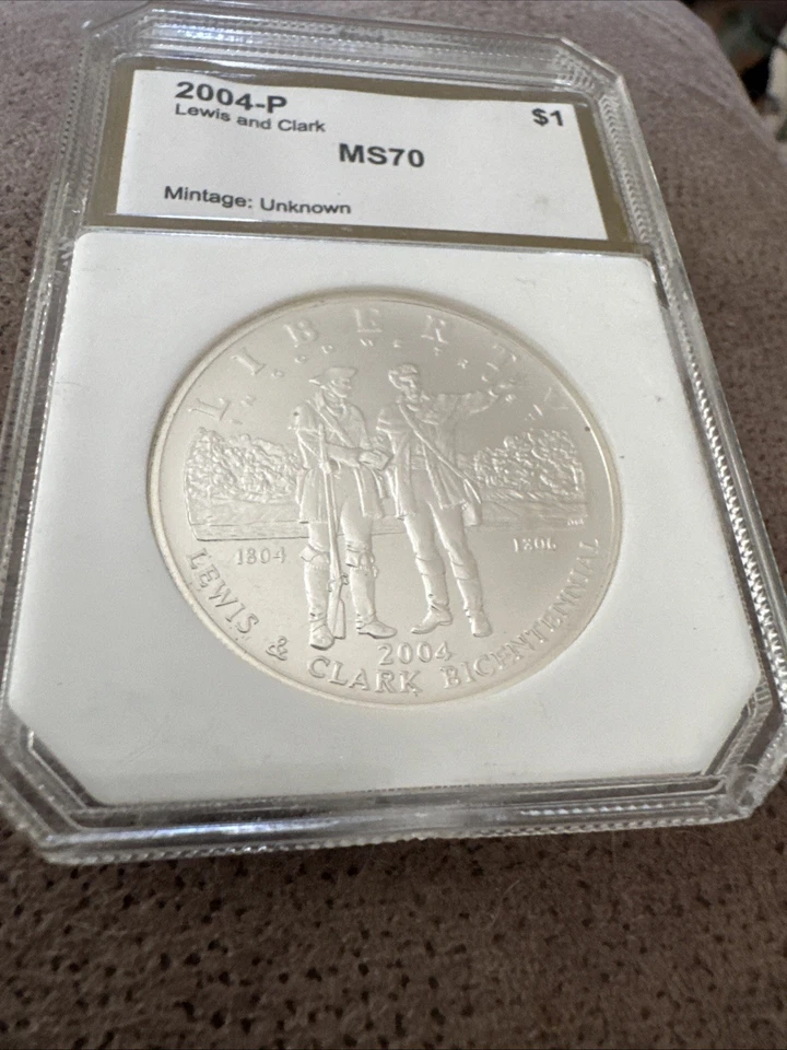 2004-P Lewis And Clark Comm. Silver Dollar - Image 1 of 2