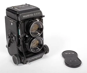 Mamiya C330 PRO 6X6 TLR Medium format film camera with Blue Dot 80mm F2.8 #1231 - Picture 1 of 15