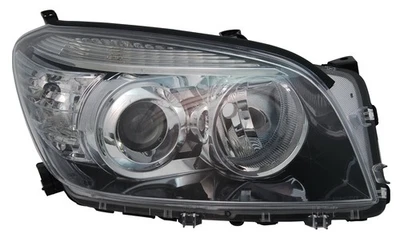 Scheinwerfer rechts für Toyota RAV4 III AC 05-09 H11 HB3 Schwarz LWR Stellmotor - Bild 1 von 4