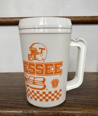 Vintage Tennessee Volunteers 22oz White Thermo Travel Mug - Image 1 of 4