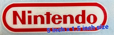 Retro Nintendo NES VINYL DECAL STICKER  5INCH X 1.5 INCH - Image 1 of 4