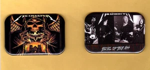 METALLICA     2  REFRIGERATOR MAGNET  2" X 3"  WITH ROUNDED CORNER - Picture 1 of 2