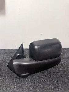 2000–2002 Dodge Ram 2500 Driver Left Door Mirror Manual Tow Type Black Flip-Up - Picture 1 of 3