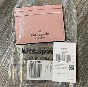 Kate Spade Madison kleines schmales Kartenetui Tutu rosa neu mit Etikett kostenloser Versand - Bild 1 von 2