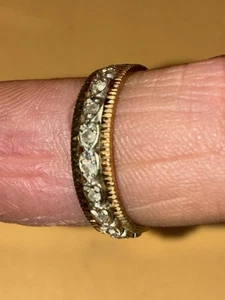 9ct Gold Diamond ? Full Eternity Ring, 9K 375 - Picture 1 of 24