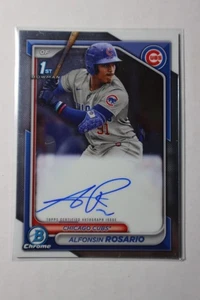 2024 Bowman - Chrome Prospect Autographs Alfonsin Rosario #CPA-ARO (AU, RC) - Picture 1 of 2
