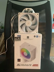 Thermalright Assassin Spirit 120 EVO White ARGB CPU Air Cooler 2000RPM White PC - Afbeelding 1 van 1