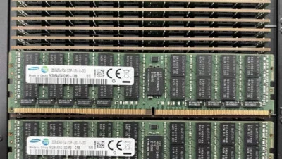 4pcs Samsung 32GB 2133MHz ECC Server Memory DDR4 PC4-2133P 4DRx4 DIMM 288Pin RAM - Image 1 of 3