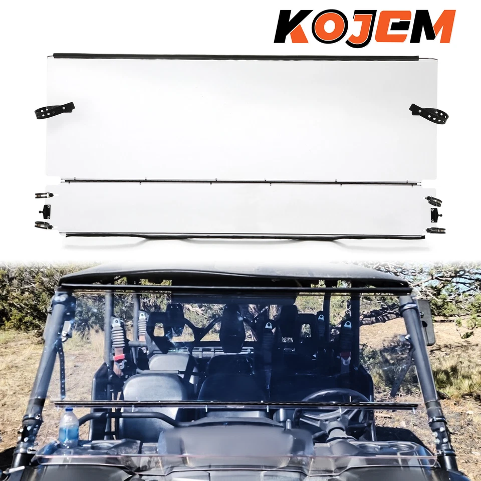 Parabrisas delantero plegable para Yamaha Viking 700 2014-2021 2015-2022 Viking VI Foto 1 de 4