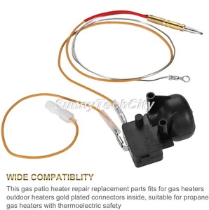 20" Propane Tank Top Heater Safety Faston Thermocouple FD4 Dump Switch Control - Picture 1 of 7