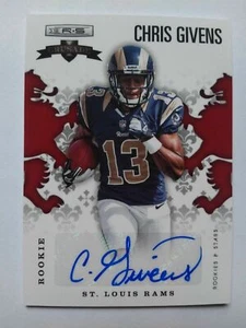 2012 Rookies & Stars Chris Givens St. Louis Rams Wake Forest 037/199 - Auto - Bild 1 von 2
