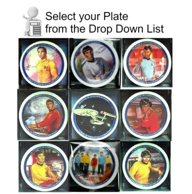 Colección de mini platos clásicos de Star Trek de colección - tu elección de 9 diferentes Foto 1 de 4