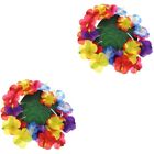  2 Sets Turtle Leaf Hibiscus Decor For Home Faux Leaves Decorations
