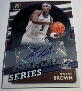 2021-22 Donruss Optic Kwame Brown AUTOGRAPH Signature Series #SS-KWB - Bild 1 von 2