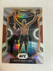 2021 SELECT UFC KEVIN HOLLAND #37 SILVER PRIZM ROOKIE MIDDLEWEIGHT - Picture 1 of 2