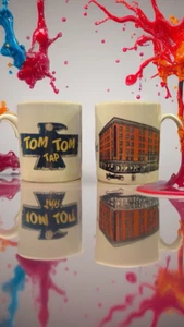 Taza de café Hotel Ottumwa o Tom Tom Tap 12 oz Iowa - Imagen 1 de 4