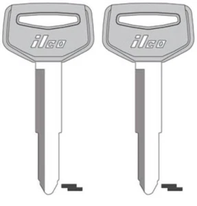 2 NEW FOR TOYOTA HARD RUBBER MASTER KEY BLANK FIT SELECT MODELS 1968-1993 TR33-P - Picture 1 of 2
