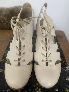 Opening ceremony Cream Leather Sling back Shoes - Picture 1 of 8