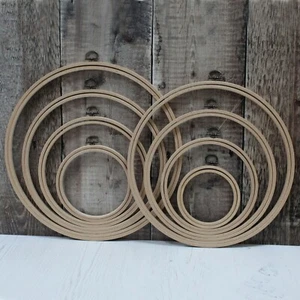 Nurge Embroidery Cross Stitch Hanging Display Hoop Ring in Smooth Beech Wood - Picture 1 of 9