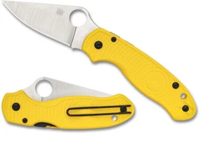 Spyderco Para 3 Salzgelb leicht CPM MagnaCut, Plain Edge C223PYL - Bild 1 von 3