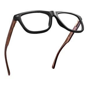 Gafas de lectura TR-90 más duraderas para hombre gruesas grandes marco negro azul rayo de luz - Imagen 1 de 39