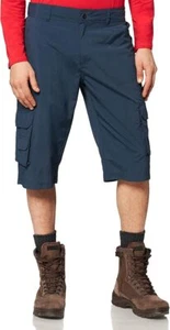 Gregster mens shorts pants outdoor hiking pants 3/4 length, midnight blue, XL - Picture 1 of 3