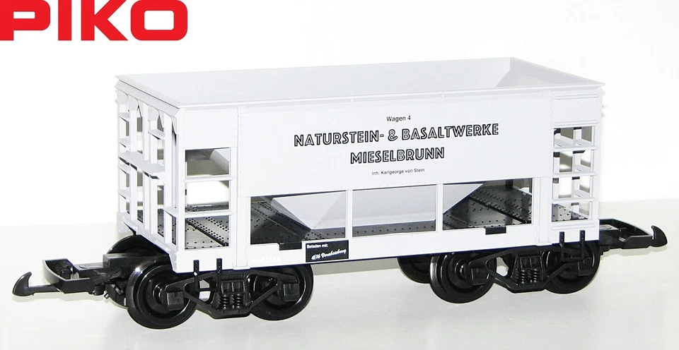Piko G Schüttgutwagen Nummer 4 der Naturstein- & Basaltwerke Mieselbrunn - NEU