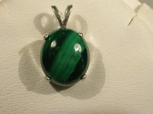 12x10mm Malachite Pendant - Picture 1 of 1
