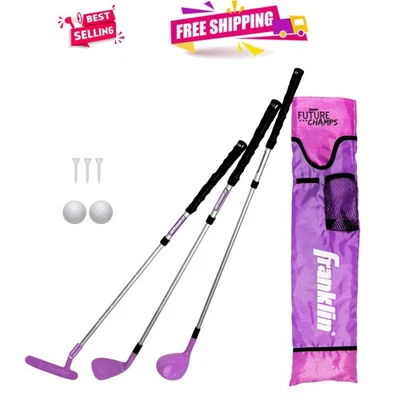 Future Champs Kids Golf Set - Adjustable Length Clubs with Carry Bag & Balls - Image 1 of 4