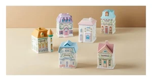 NEW Reissue 2024 The Lenox Spice Village Porcelain House Spice Jar Set of 6 (#2) - Picture 1 of 2