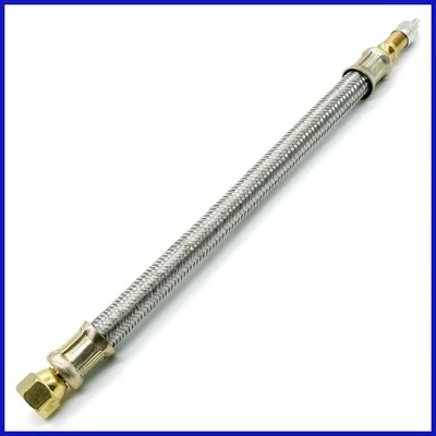 Ventilverlängerung 210mm lang flexibel Metall LKW PKW Auto Reifen Ventil Adapter - Bild 1 von 4