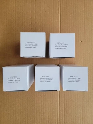 5 x Oil Filter P980 For 2012, 2011, 2010, 2009 Toyota Corolla 1.8L 4Cyl Foto 1 de 3