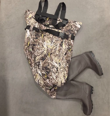MagReel Waders Men’s Size 42 Camouflage Camo Neoprene Fishing Hunting - Image 1 of 4