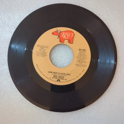Bee Gees - Can't Keep A Good Man Down / How Deep Is Your Love RSO VG F51 - Image 1 of 2