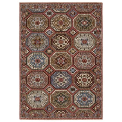 Oriental Weavers Hastings Area Rug HA05R Casual Pink Classic Medallion — 第 1/3 张图片