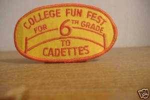 COLLEGE FUN FEST PER 6° GRADO A CADETTI ~ TOPPA IN TESSUTO - Foto 1 di 1