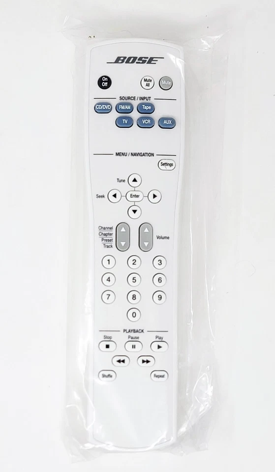 NEW Genuine Bose Remote Control RC28S2-27 for Lifestyle 18/28/35 AV28 Systems - Image 1 of 1