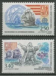 Andorra Fr 1992 Europa CEPT (**) mint, Mi 437 -38 - M€12,-; Y&T IP 416-17 - €18 - Picture 1 of 1